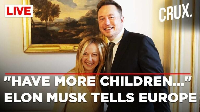 Elon Musk’s son makes appearance at right-wing political event in Italy organized by Meloni and Brothers of Italy.