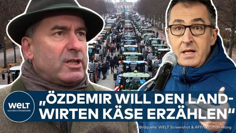 “Bauern-Protest in Berlin: ‘Özdemir should resign just like the rest of the team’ – Aiwanger”