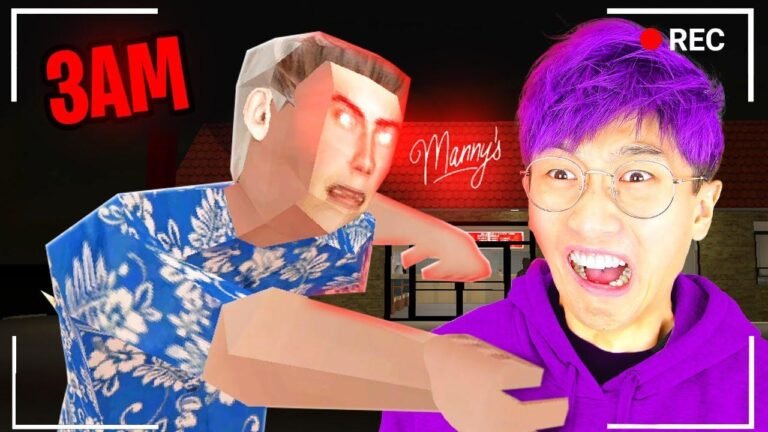 CRAZY! FAST-FOOD JOINT *ATTACKED US!* LANKYBOX Plays MANNY’S Game Full Version