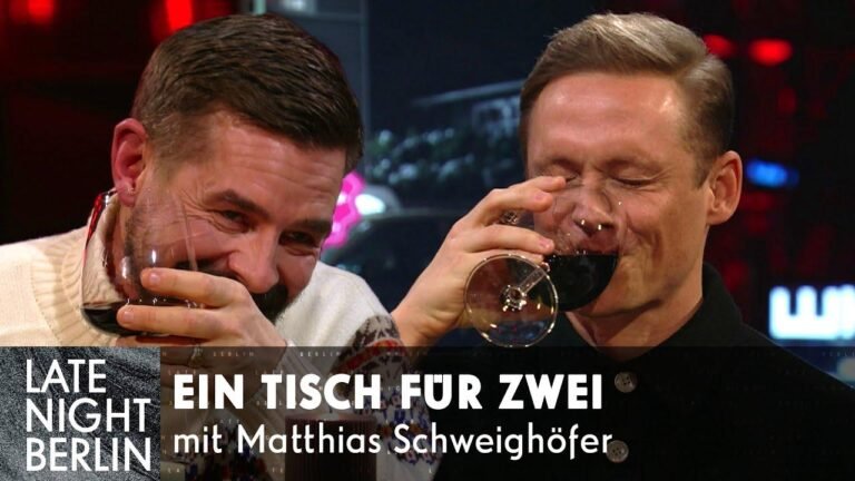 “A Table for Two – with Matthias Schweighöfer | Late Night Berlin”