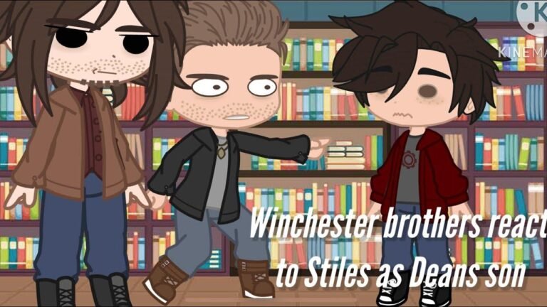 “Winchester brothers’ reaction to Stiles as Dean’s son in an unfinished reaction video.”
