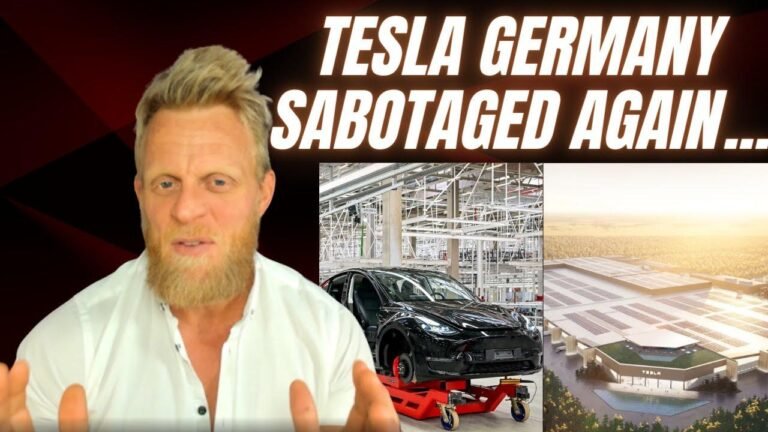 Tesla forced to close Gigafactory Berlin due to power shutdown caused by sabotage.