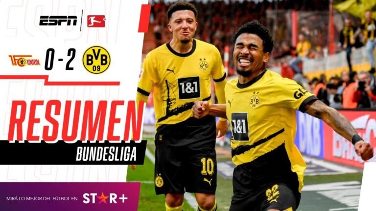 ¡Negriamarillo triumph to return to Champions zone! | U. Berlin 0-2 B- Dortmund | Summary