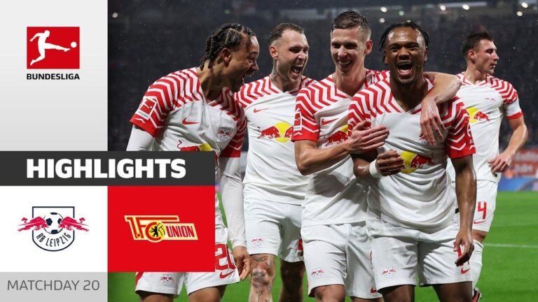 Openda and Sesko shine once more as RB Leipzig beats Union Berlin 2-0 in Matchday 20 of the 2023/24 Bundesliga season. Watch the highlights!