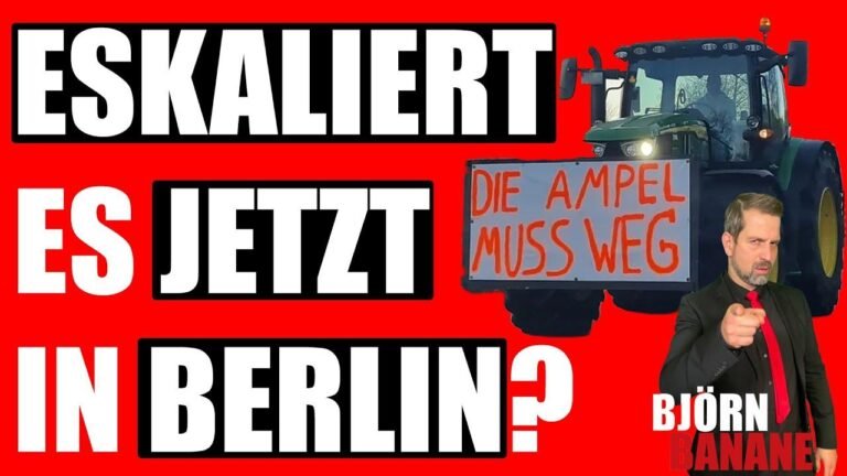 🚨Farmers block Berlin! Live report on scene🚨