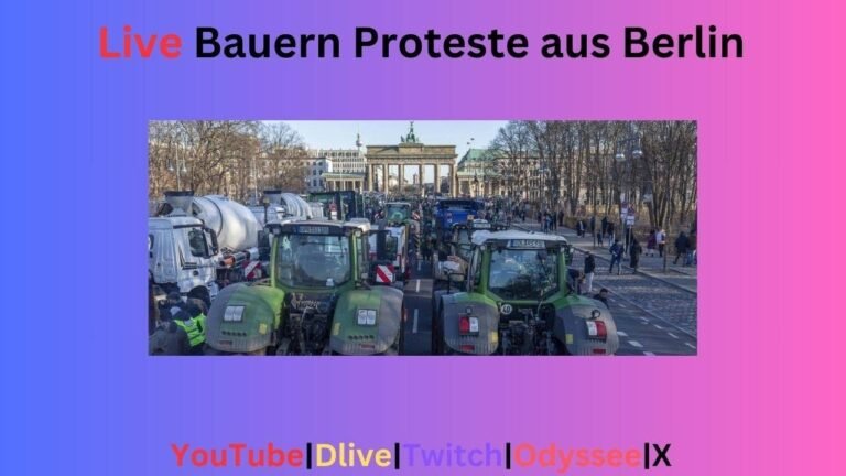 Watch live coverage of protests from Berlin, #2032024 in FullHD.
